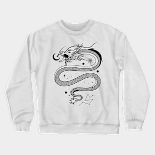 Simple Chinese Dragon Crewneck Sweatshirt